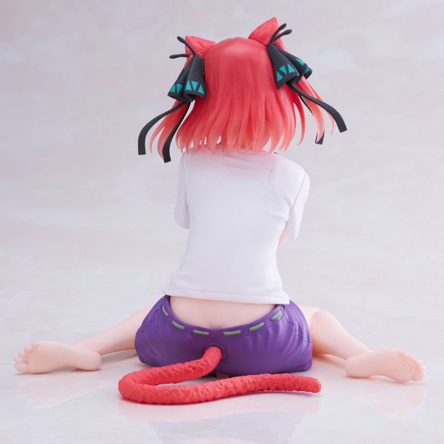 The Quintessential Quintuplets Miku Nakano Desktop Cute Cat Room Wear Ver. Figure