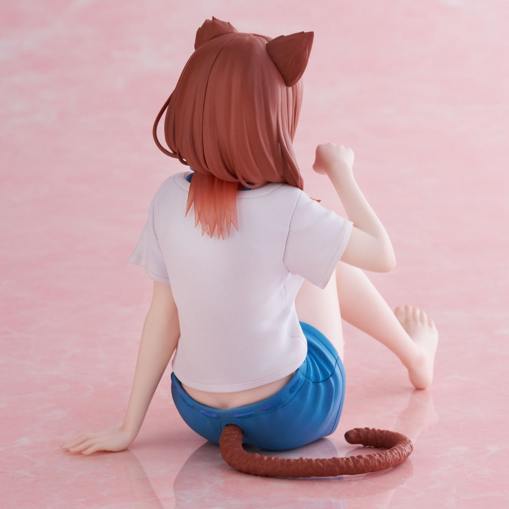 The Quintessential Quintuplets Miku Nakano Desktop Cute Cat Room Wear Ver. Figure - official collectible figure product image 3
